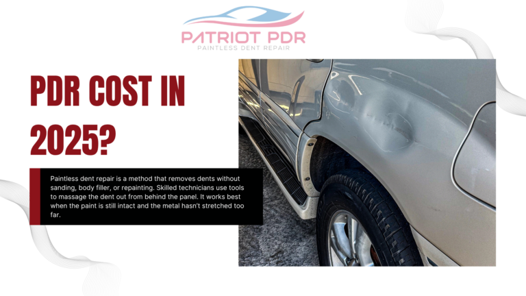 paintless dent repair cost