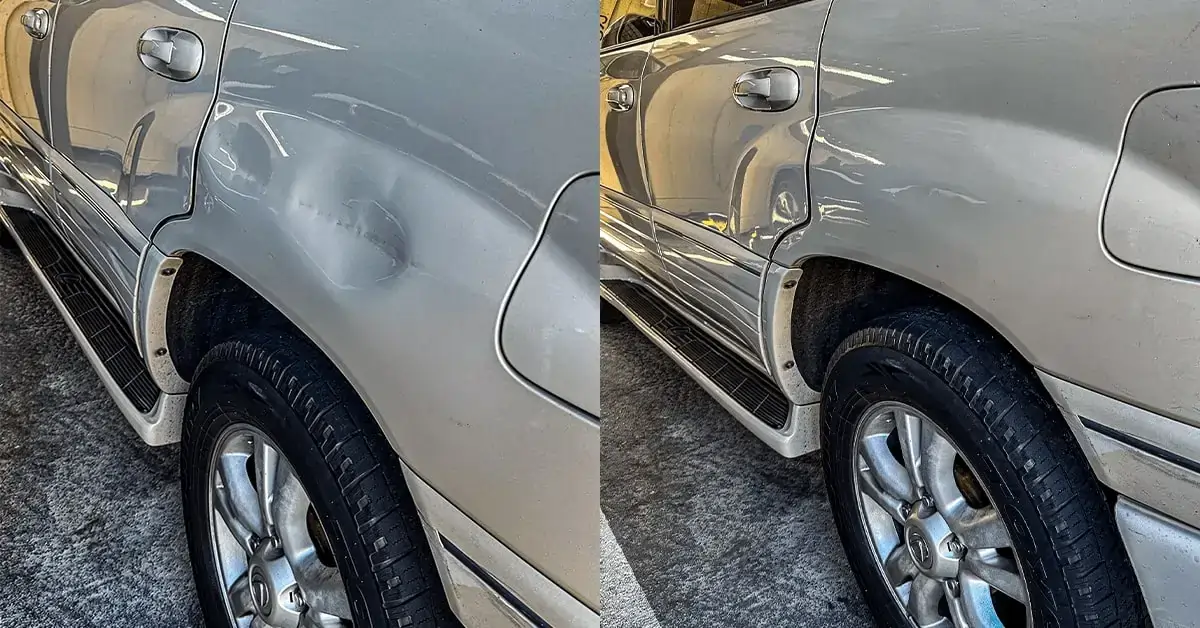 paintless dent repair phoenix az before after
